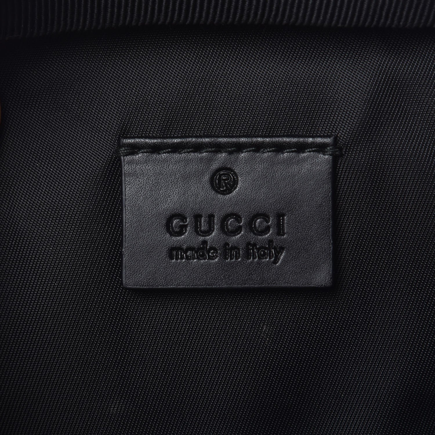 Gucci GG Supreme Monogram Web Belt Bag Black 7 of 9