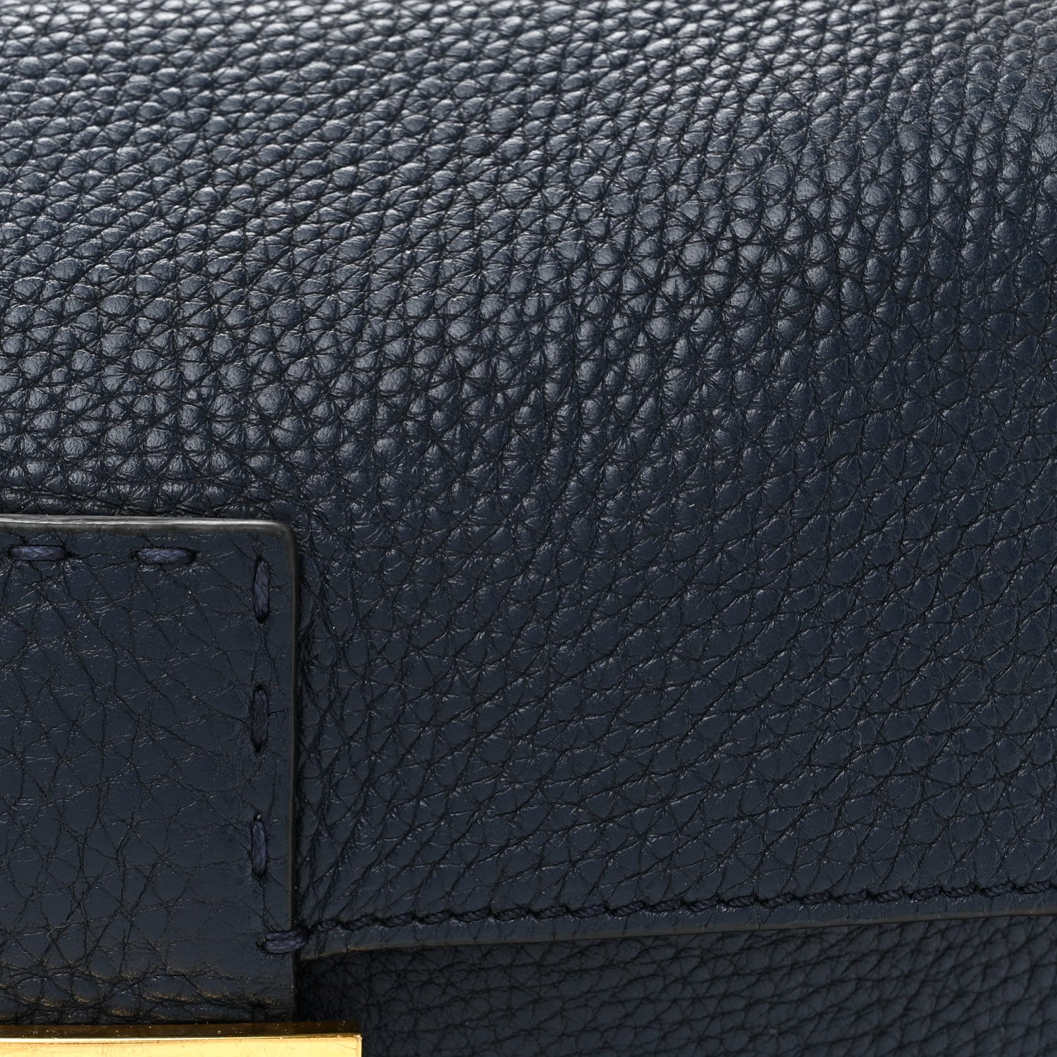 Fendi Cuoio Romano Selleria Baguette Indaco 7 of 14