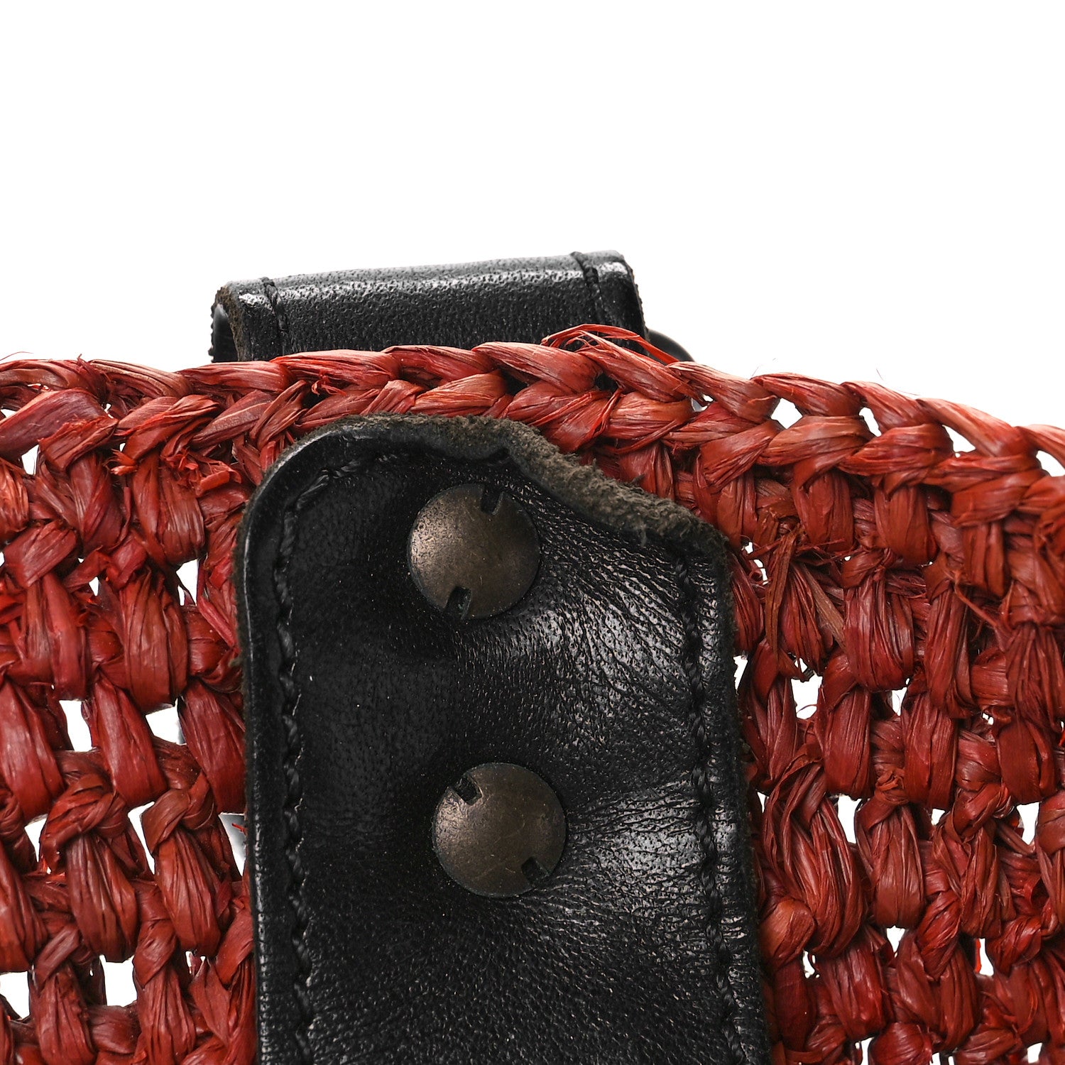 Balenciaga Raffia Woven Large Tote Brown Black 10 of 12