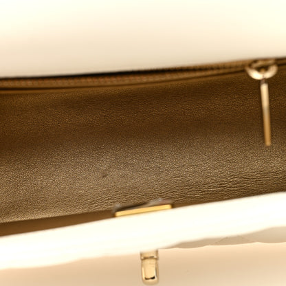 Chanel Lambskin Quilted Enamel Mini Pearl Crush Flap White 5 of 11