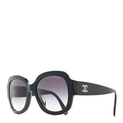 Chanel Acetate CC Sunglasses 5373 Black 1 of 9