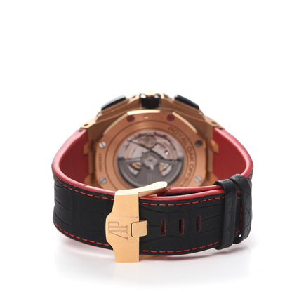 Audemars Piguet 18K Rose Gold 44mm Royal Oak Offshore Chronograph Automatic Watch Black 26401RO.OO.A002CA.02 3 of 7