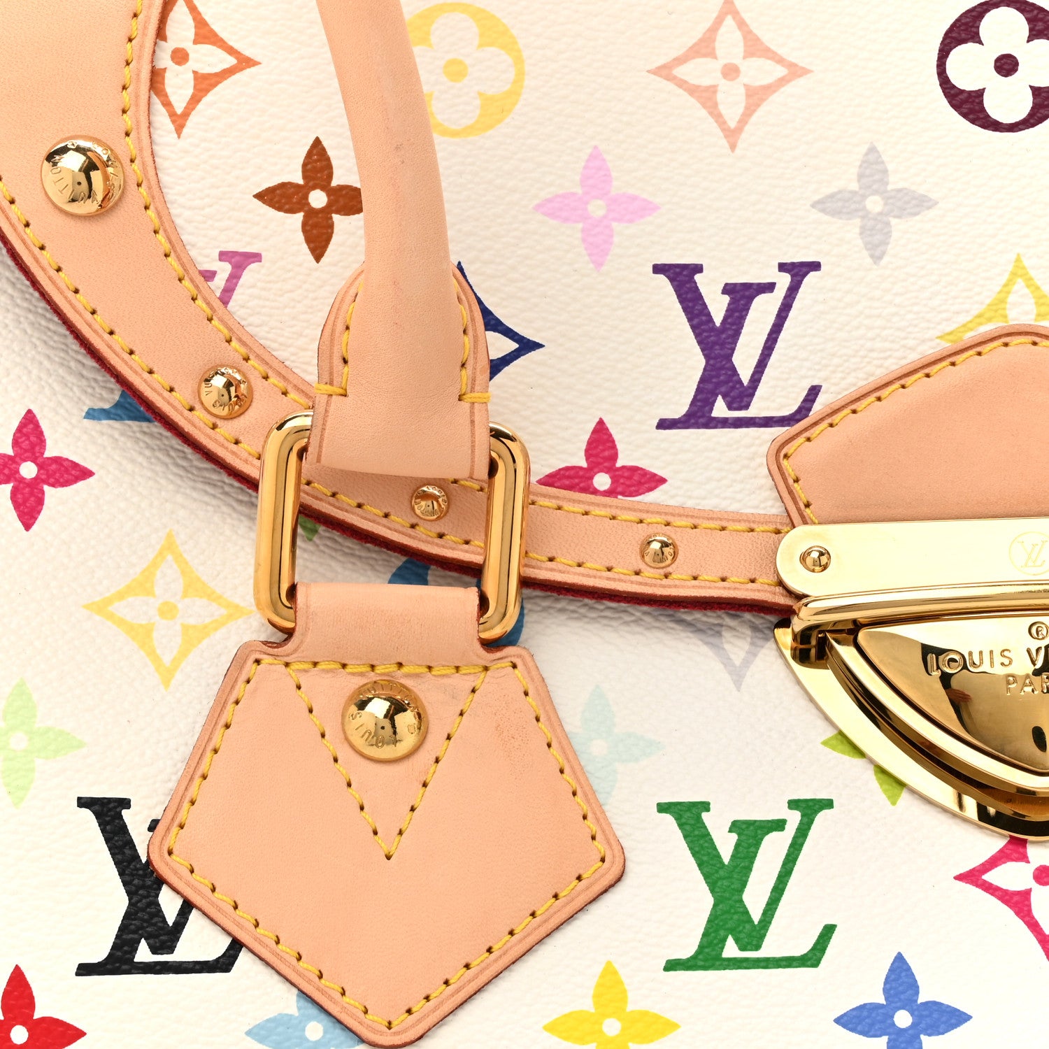 Louis Vuitton Monogram Multicolor Beverly GM White 7 of 13