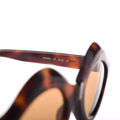 Gucci Acetate Cat Eye Sunglasses GG 0085/S Tortoiseshell 8 of 9