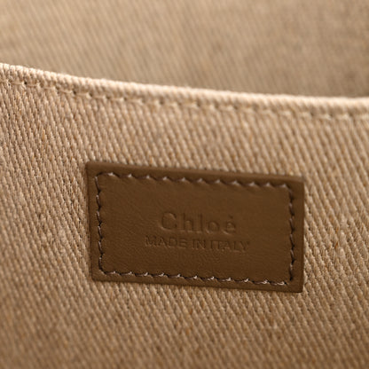 Chloe Calfskin Medium Woody Tote Army Green 6 of 13