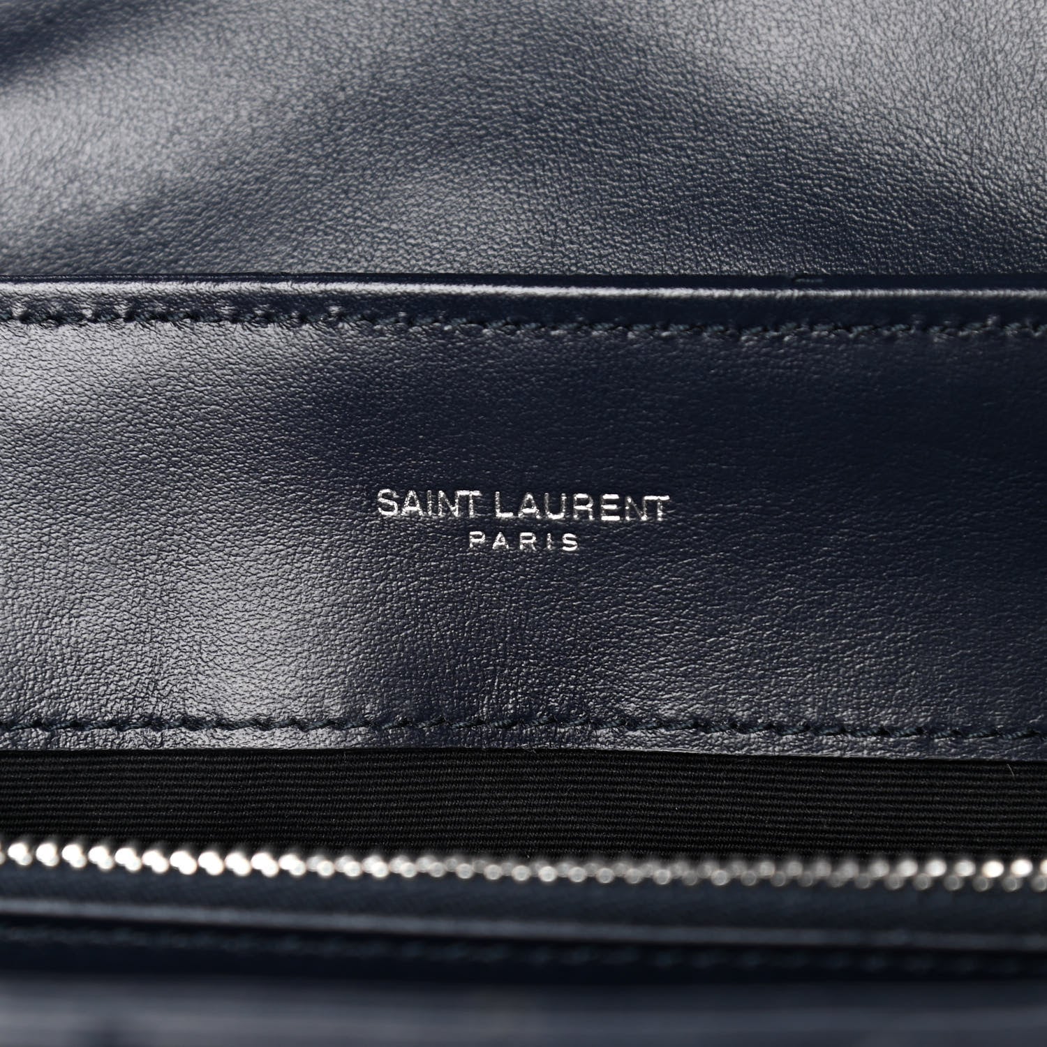 Saint Laurent Calfskin Y Quilted Monogram Medium Loulou Chain Satchel Medium Blue 7 of 11
