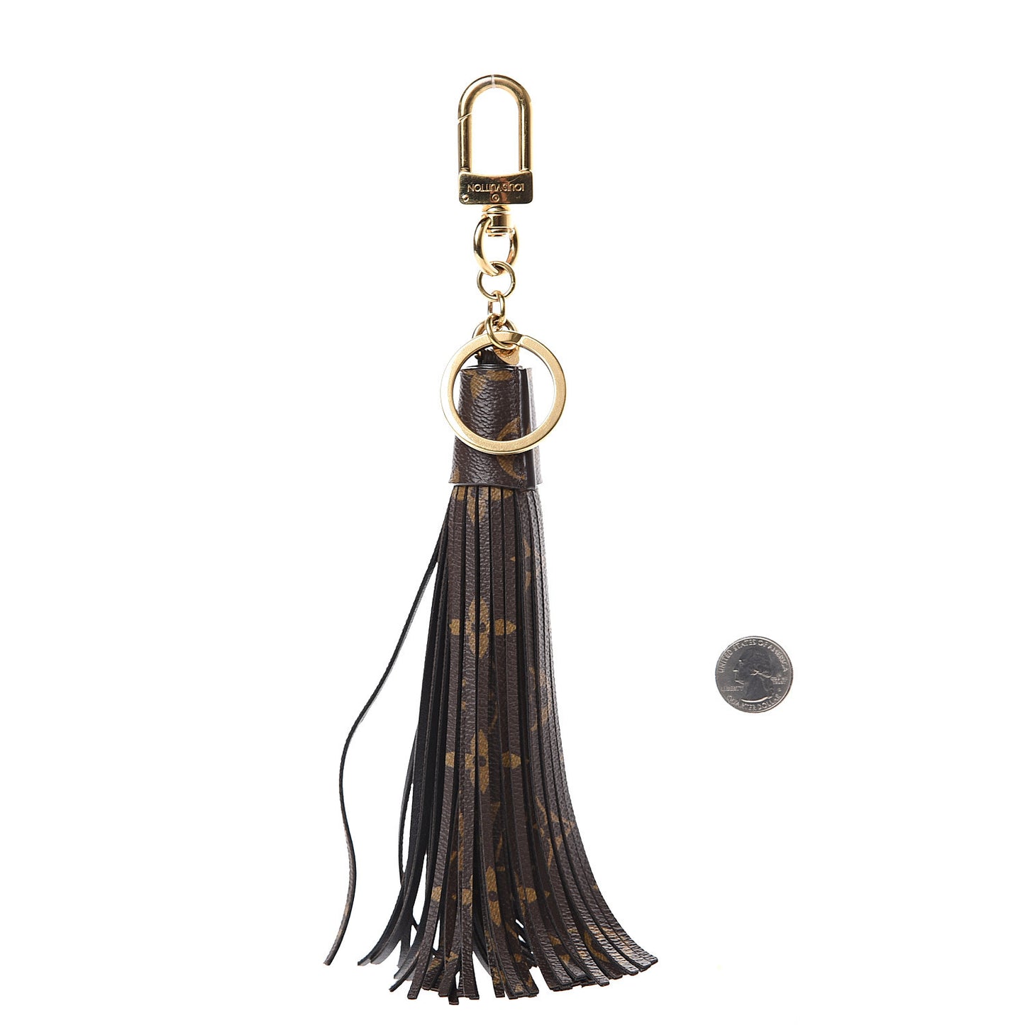 Monogram Tassel Bag Charm