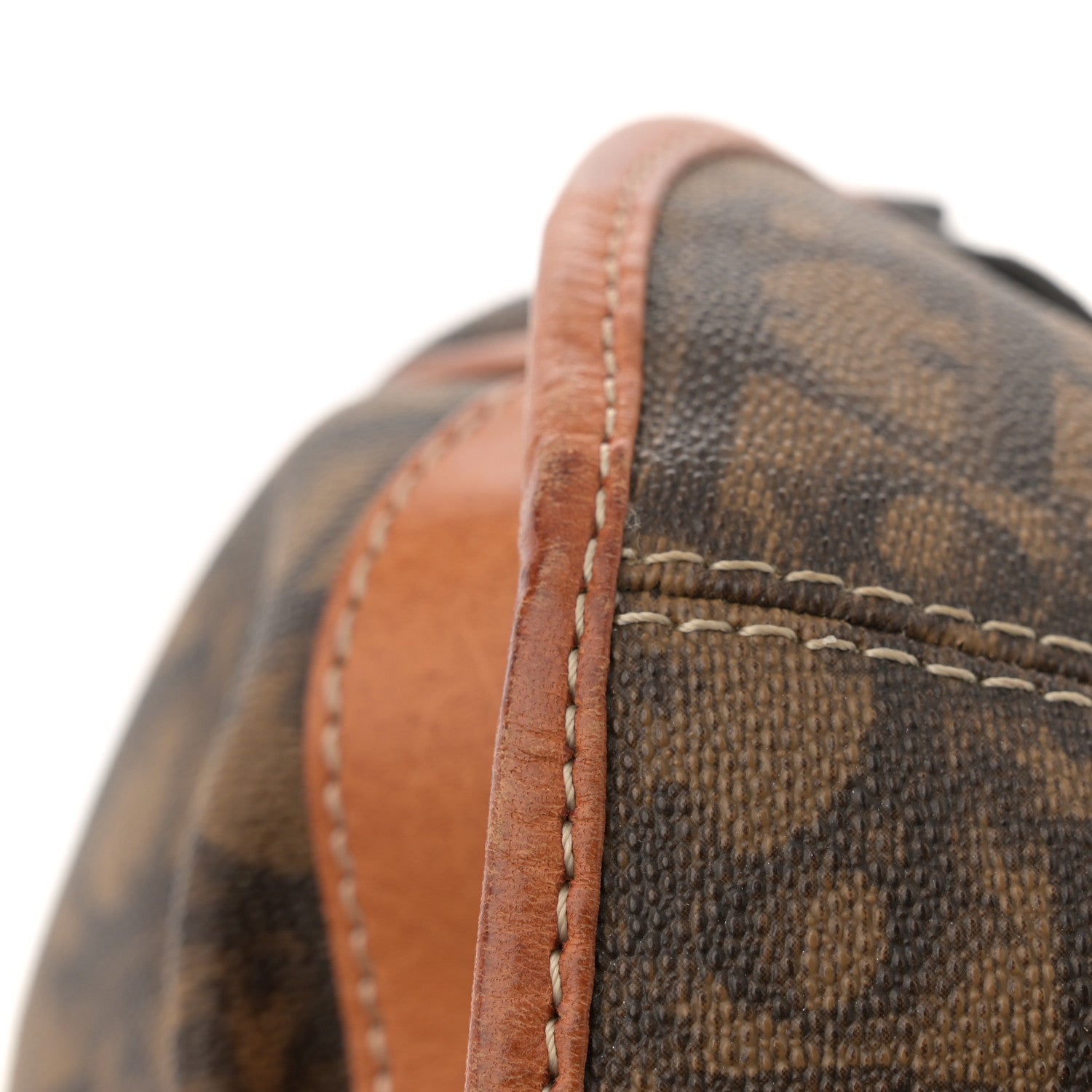 Christian Dior Monogram Romantique Trotter Flap Bag Brown 12 of 13