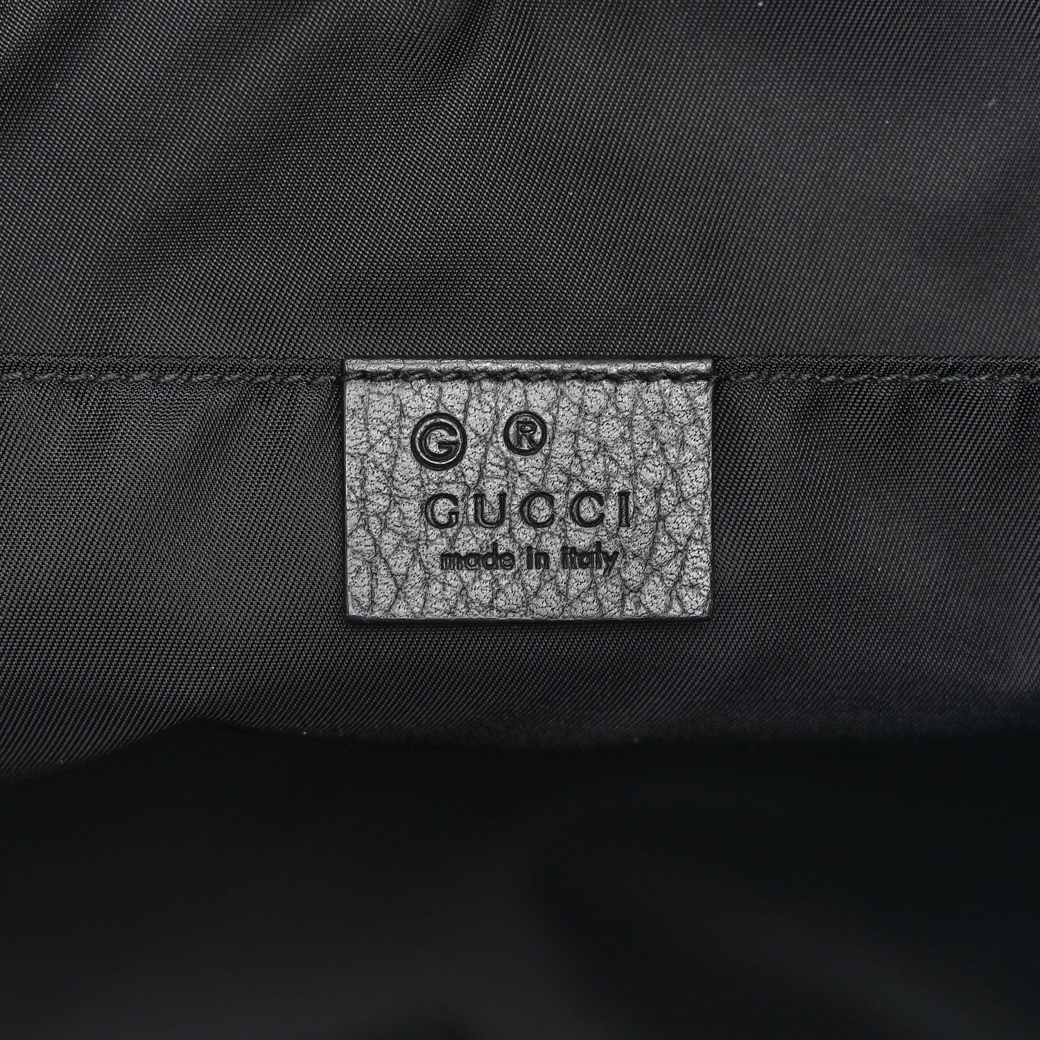 Gucci Nylon Monogram Medium Light Single Buckle Backpack Black 6 of 11