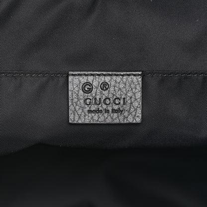 Gucci Nylon Monogram Medium Light Single Buckle Backpack Black 6 of 11