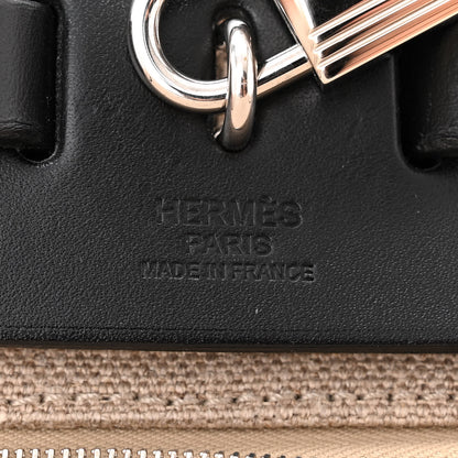 Hermes Military Toile Vache Hunter Herbag Zip Retourne 31 PM Ficelle Black 7 of 13