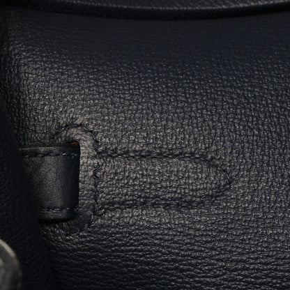 Hermes Taurillon Clemence Birkin 35 Bleu Abysse 12 of 27
