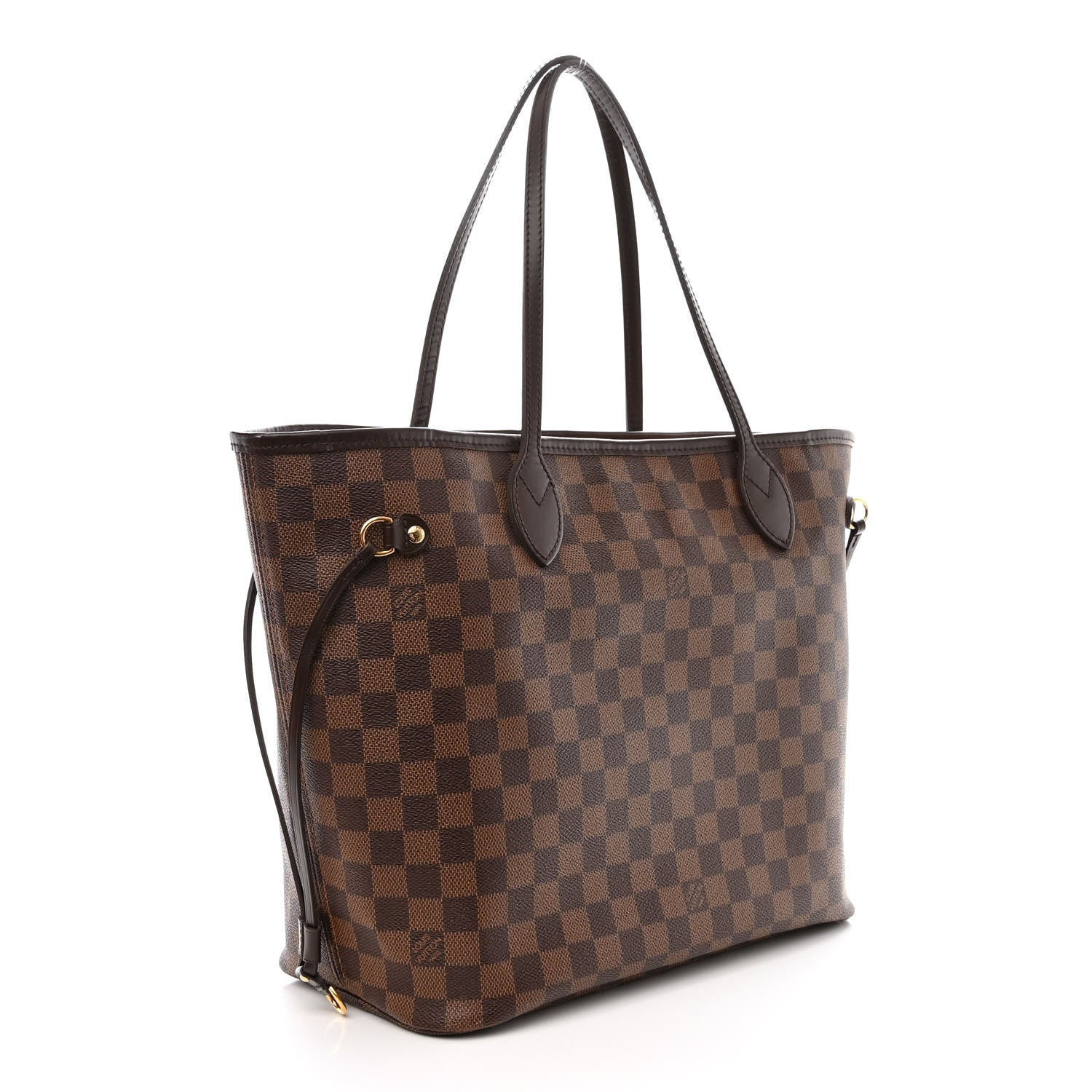 Louis Vuitton Damier Ebene Neo Neverfull MM Rose Ballerine 3 of 12