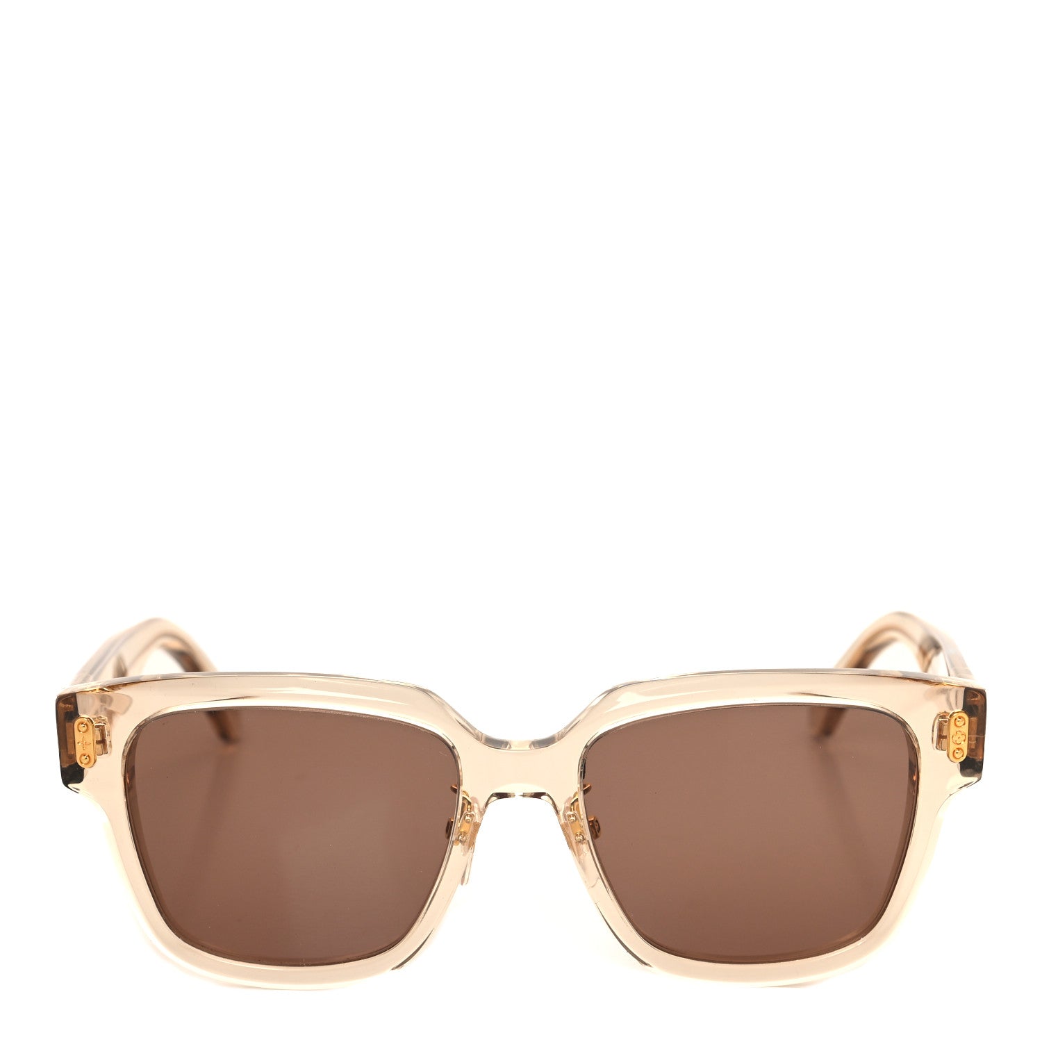 Louis Vuitton Acetate Square LV Confidence Sunglasses Z2203U Transparent Brown 2 of 7