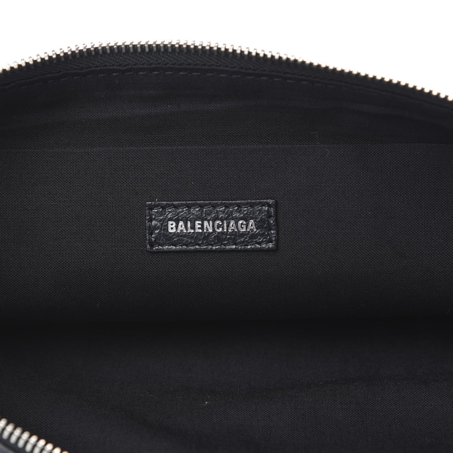 Lambskin Supermarket I Love Techno Pouch Black