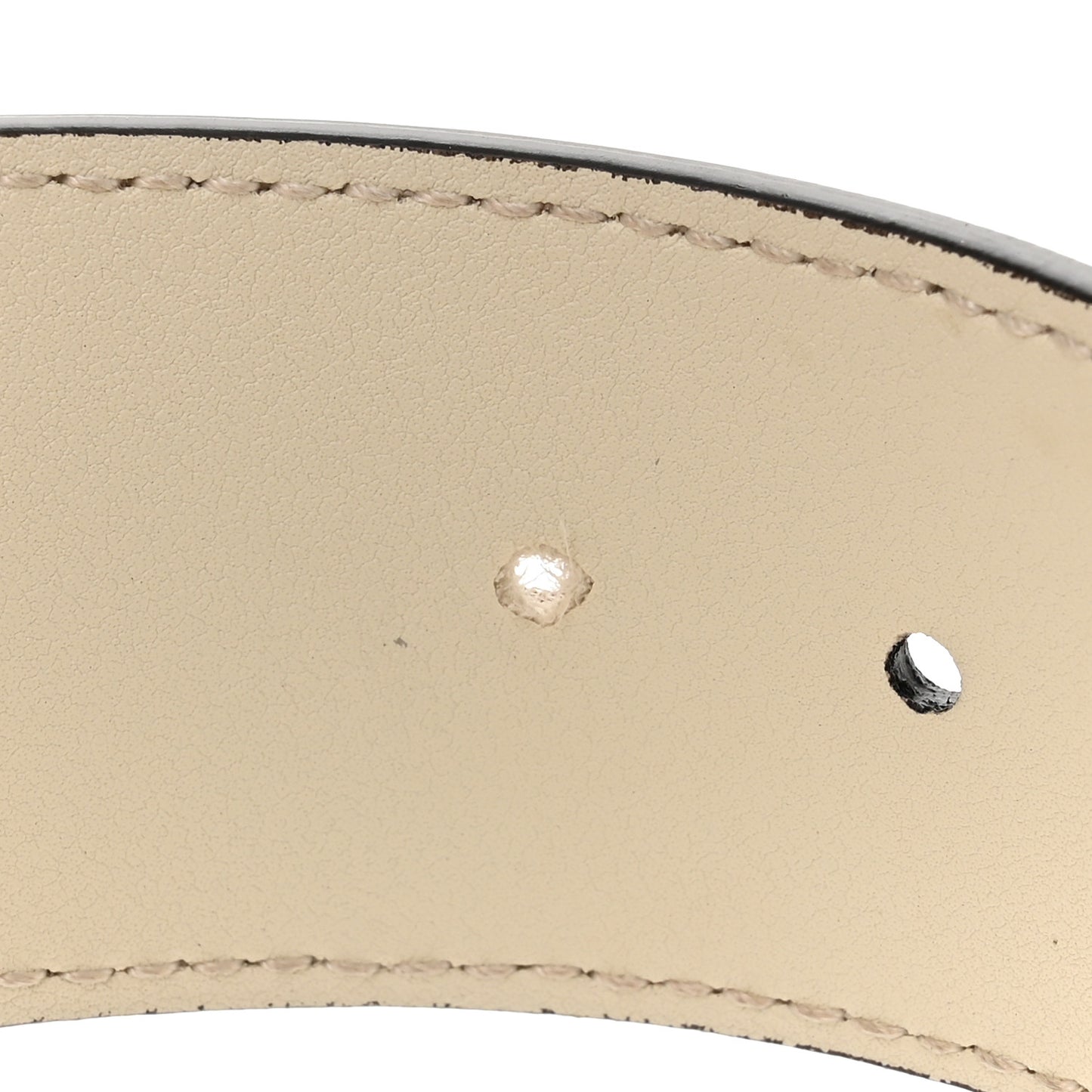 Calfskin Double G 40mm Belt 70 28 Mystic White