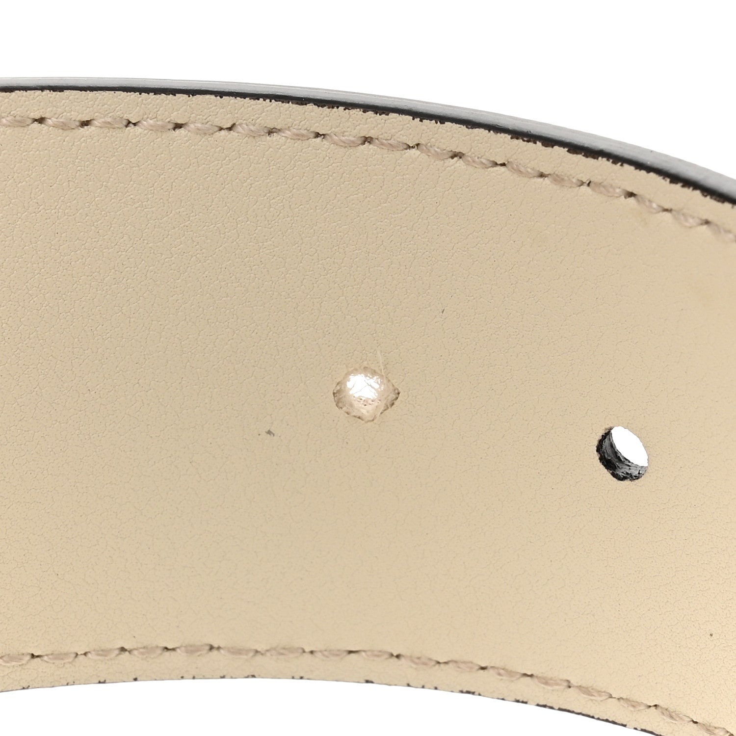 Gucci Calfskin Double G 40mm Belt 70 28 Mystic White 4 of 5