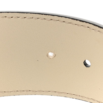Gucci Calfskin Double G 40mm Belt 70 28 Mystic White 4 of 5