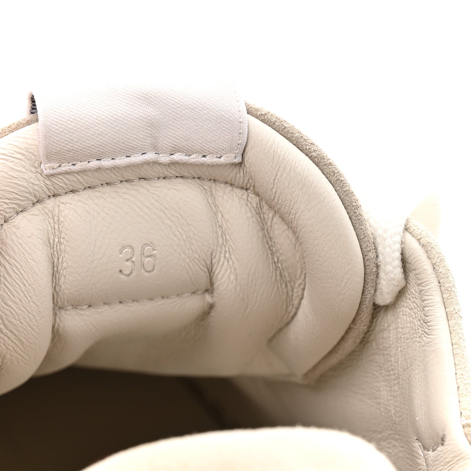 Hermes Suede Goatskin Mens Jet Sneakers 36 Beige Esquisse Glaise 9 of 11
