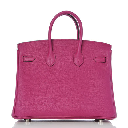 Hermes Togo Birkin 25 Rose Pourpre 4 of 35