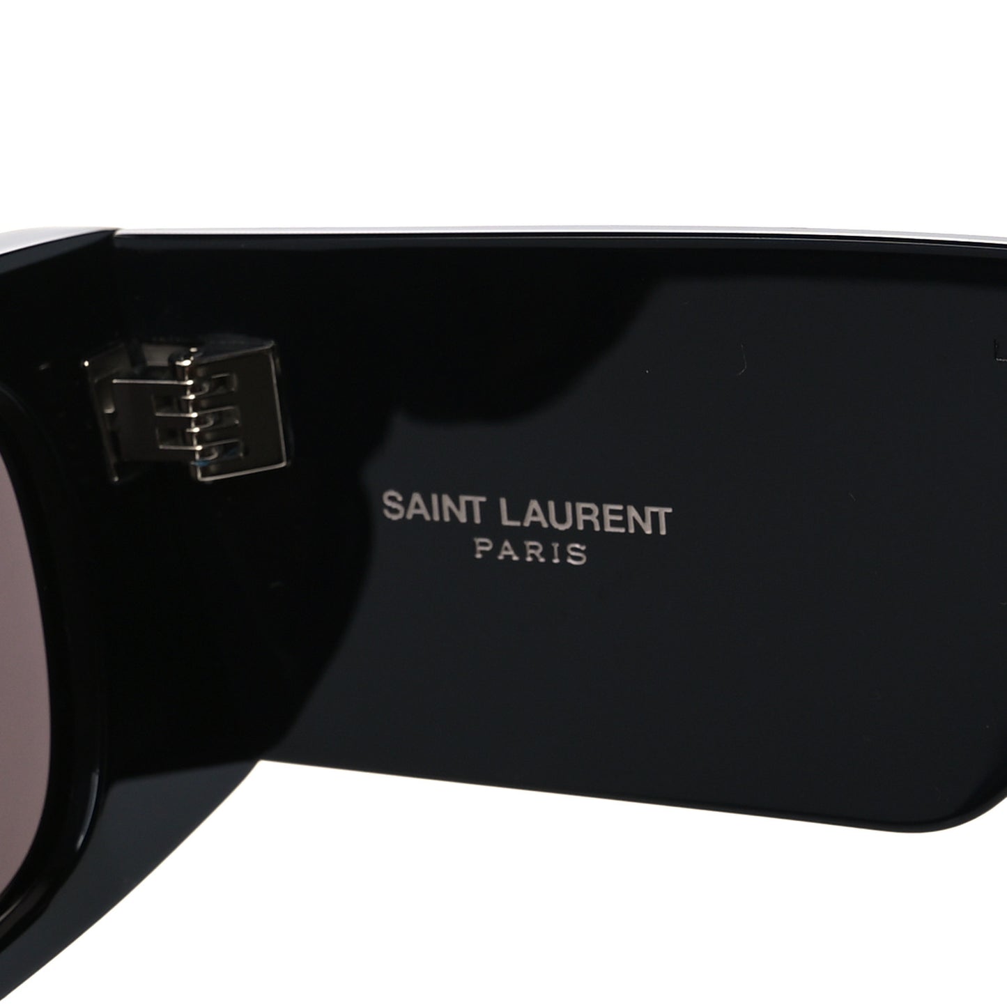 Acetate Rectangular Sunglasses SL 654 Black