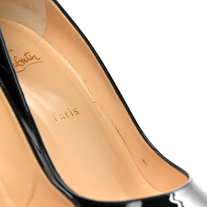 Christian Louboutin Patent Pigalle 85 Pumps 39 Black 9 of 10