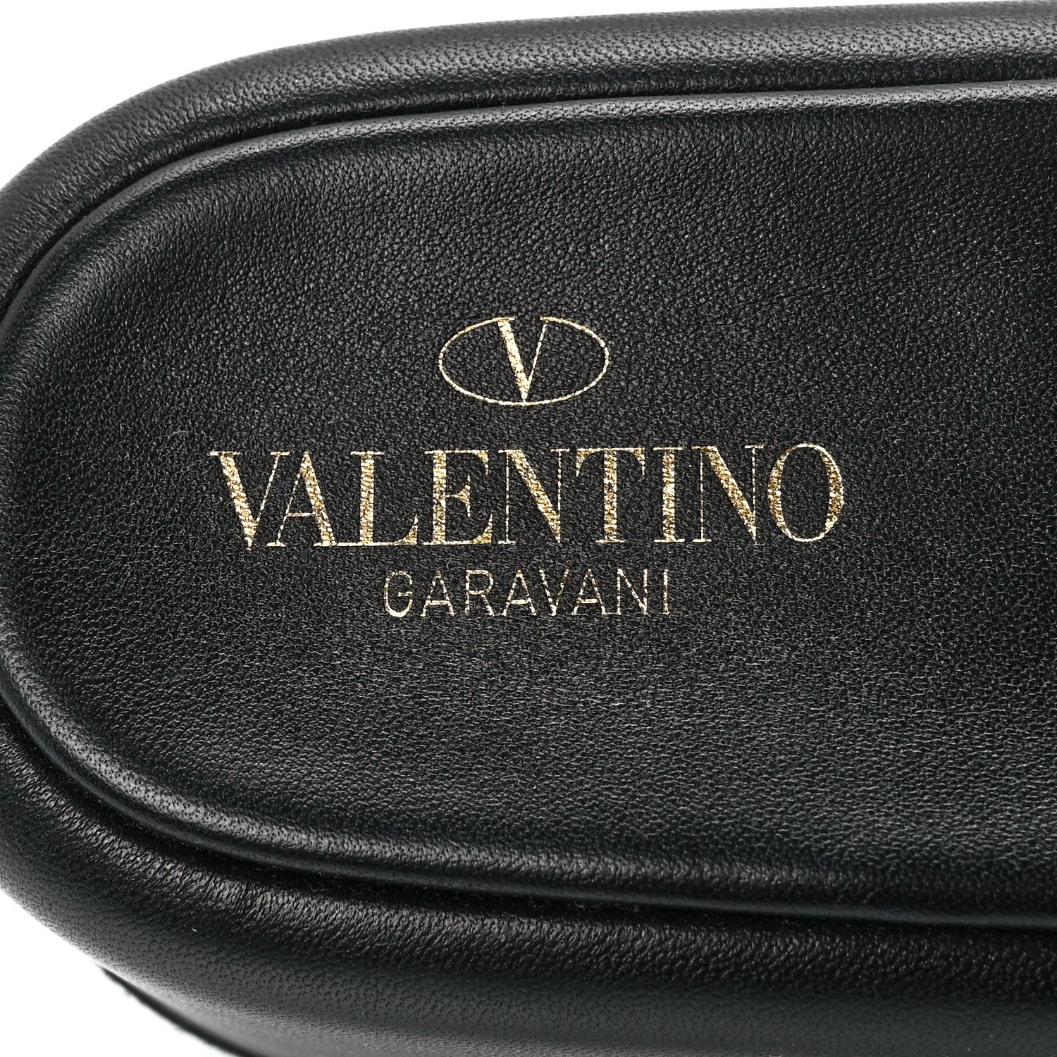 Valentino Garavani Nappa Roman Stud 30/50mm Platform Slide Sandals 38 Black 7 of 8