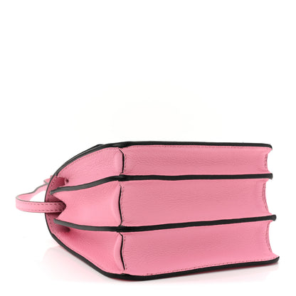 Versace Grained Calfskin La Medusa Flap Shoulder Bag Pink 4 of 11