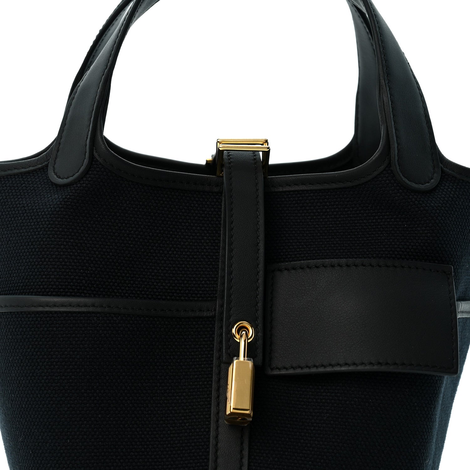 Hermes Toile Goeland Swift Cargo Picotin Lock 18 Black 8 of 10