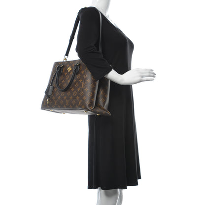 Louis Vuitton Monogram Flower Tote Black 2 of 15