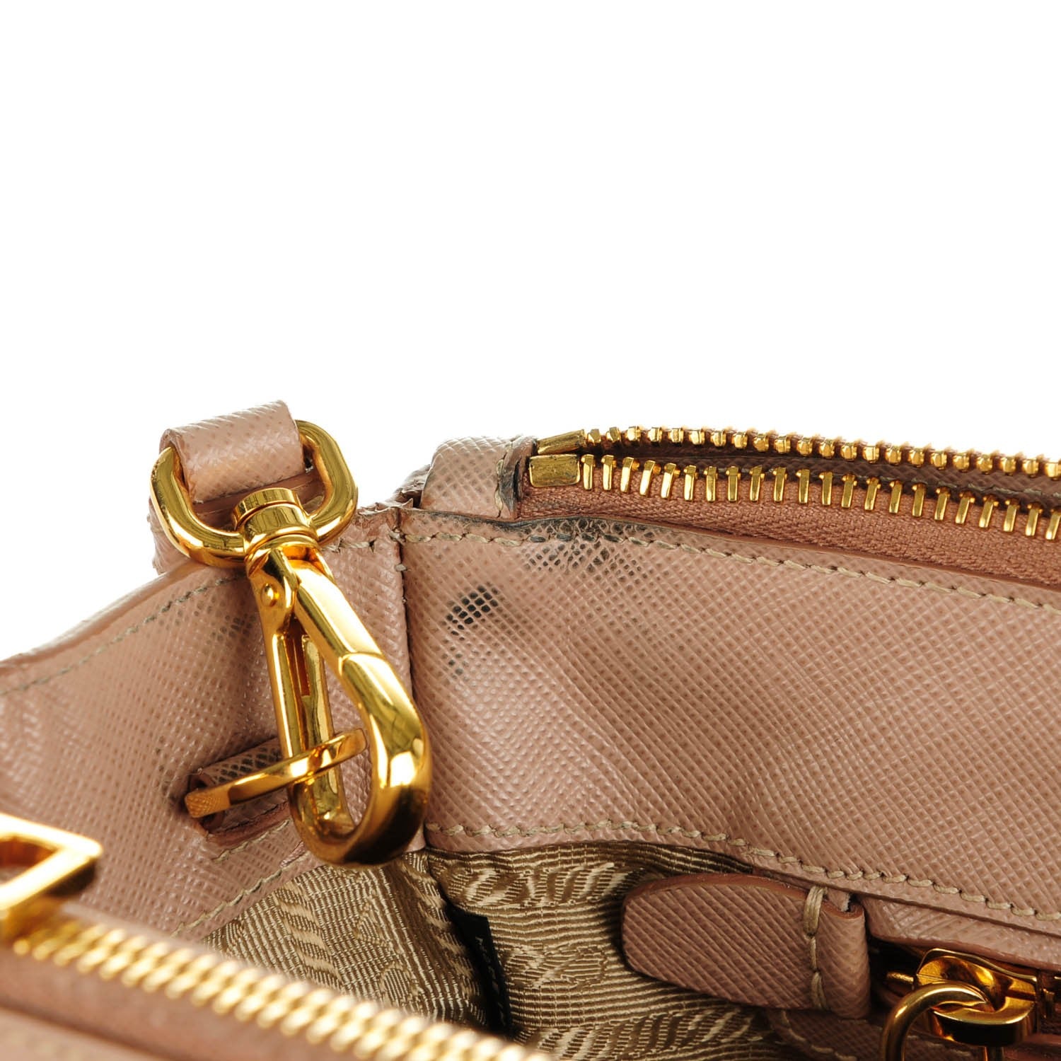 Prada Saffiano Medium Galleria Double Zip Tote Cammeo 9 of 11