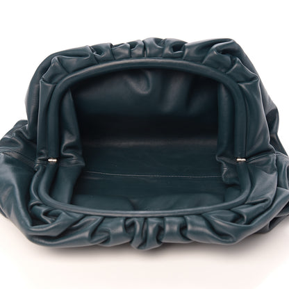 Bottega Veneta Smooth Butter Calf The Pouch Oversized Clutch Deep Blue 4 of 9