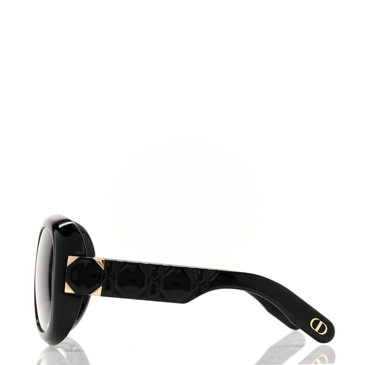 Christian Dior Acetate Cannage Lady 95.22 R21 Sunglasses Black 3 of 8