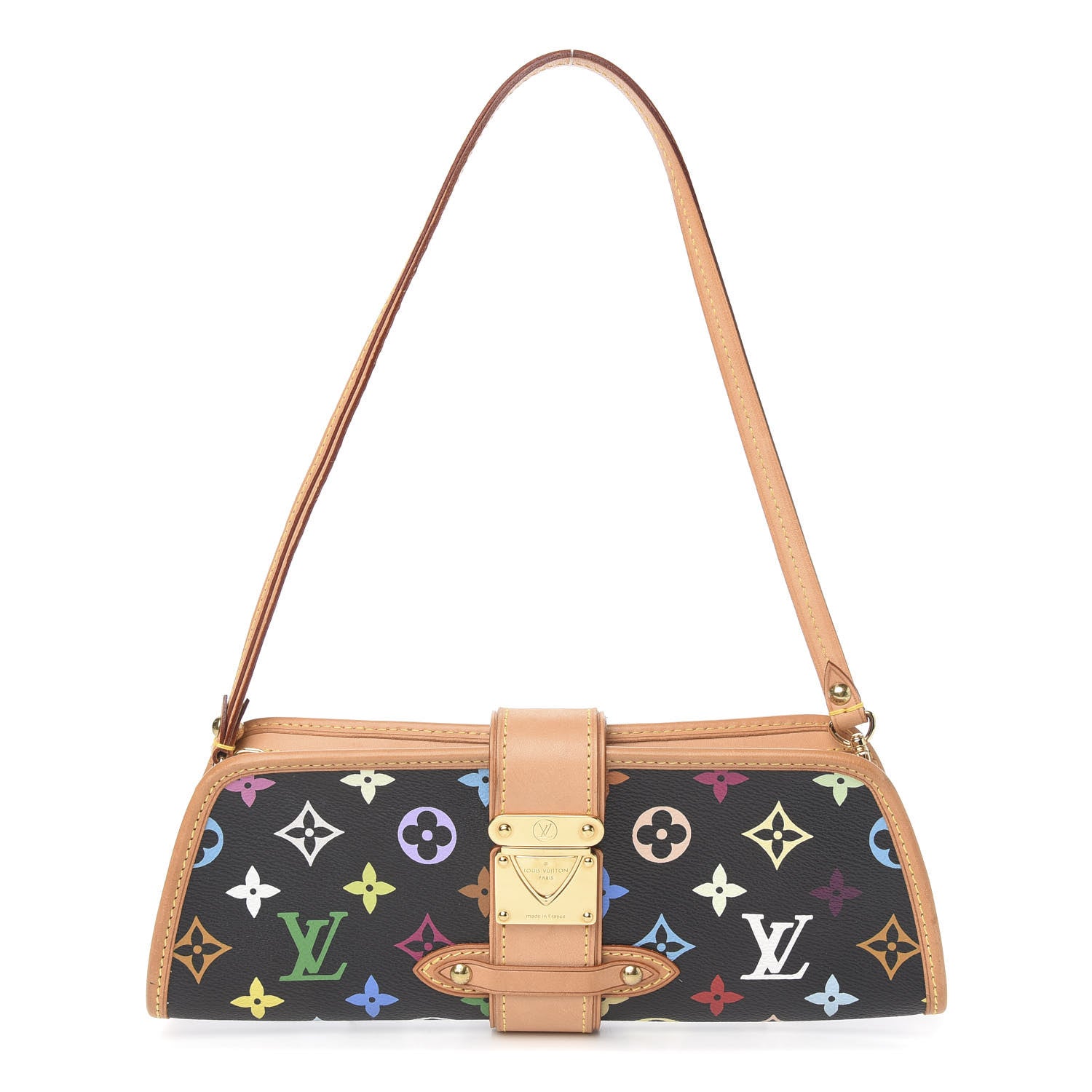 Louis Vuitton Monogram Multicolor Shirley Black 1 of 8