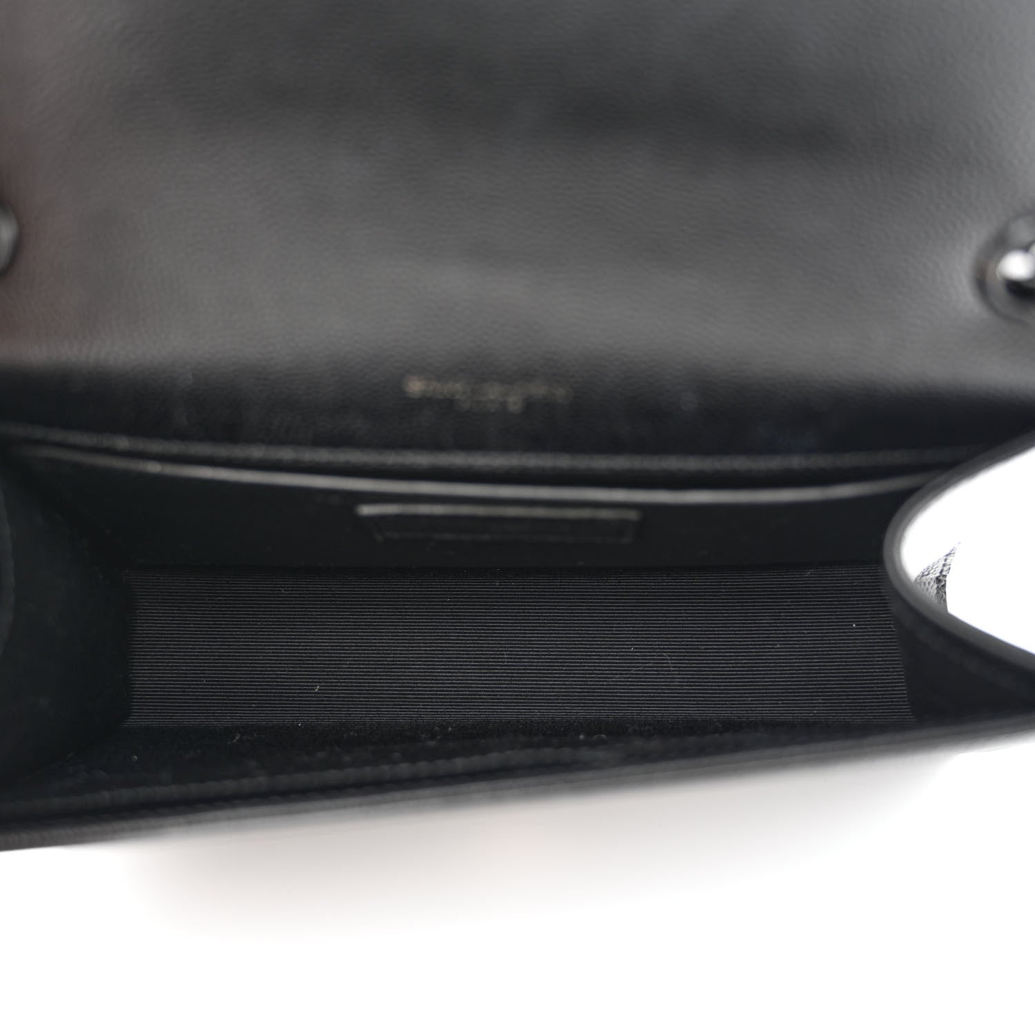 Saint Laurent Grain De Poudre Small Monogram Monochrome Kate Satchel Black 5 of 10