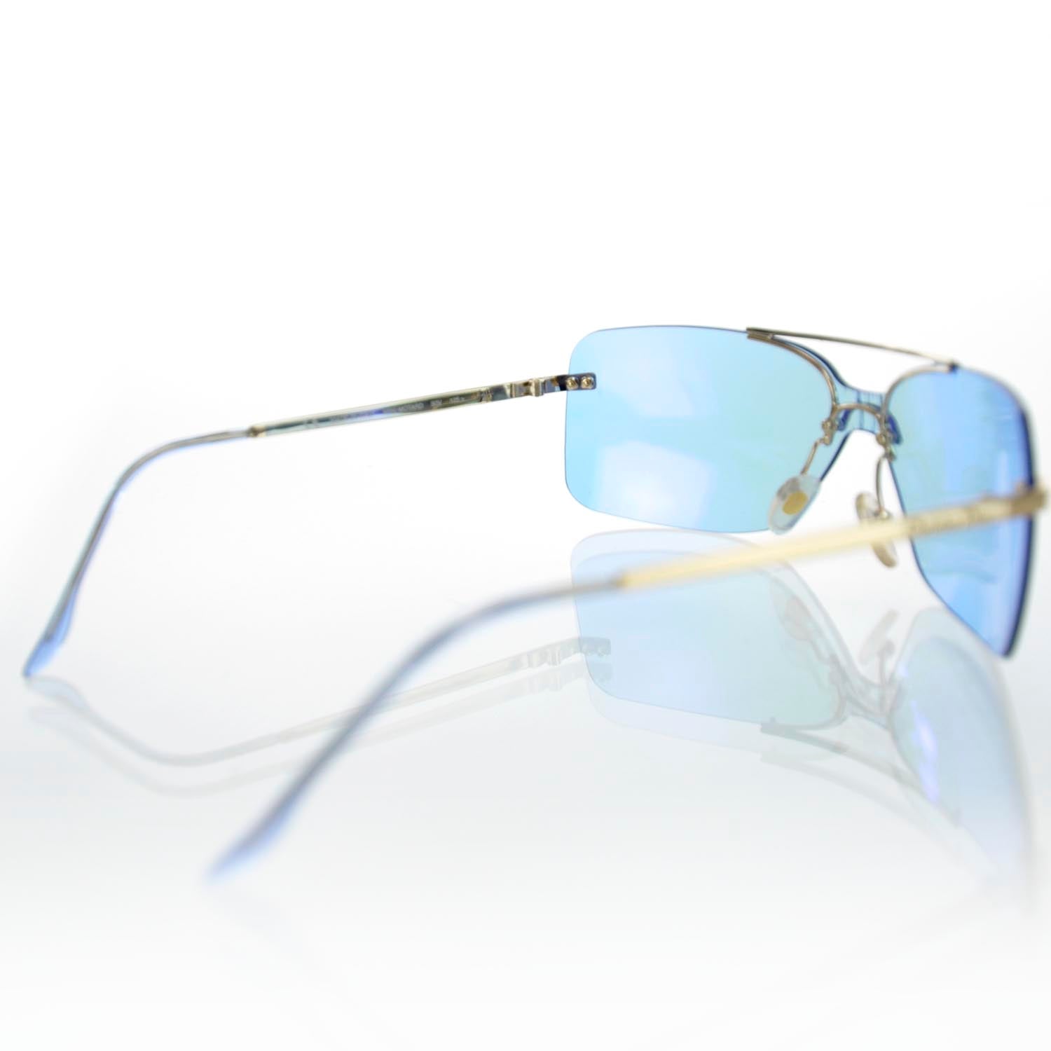 Christian Dior Mini Motard Sunglasses Blue 4 of 9