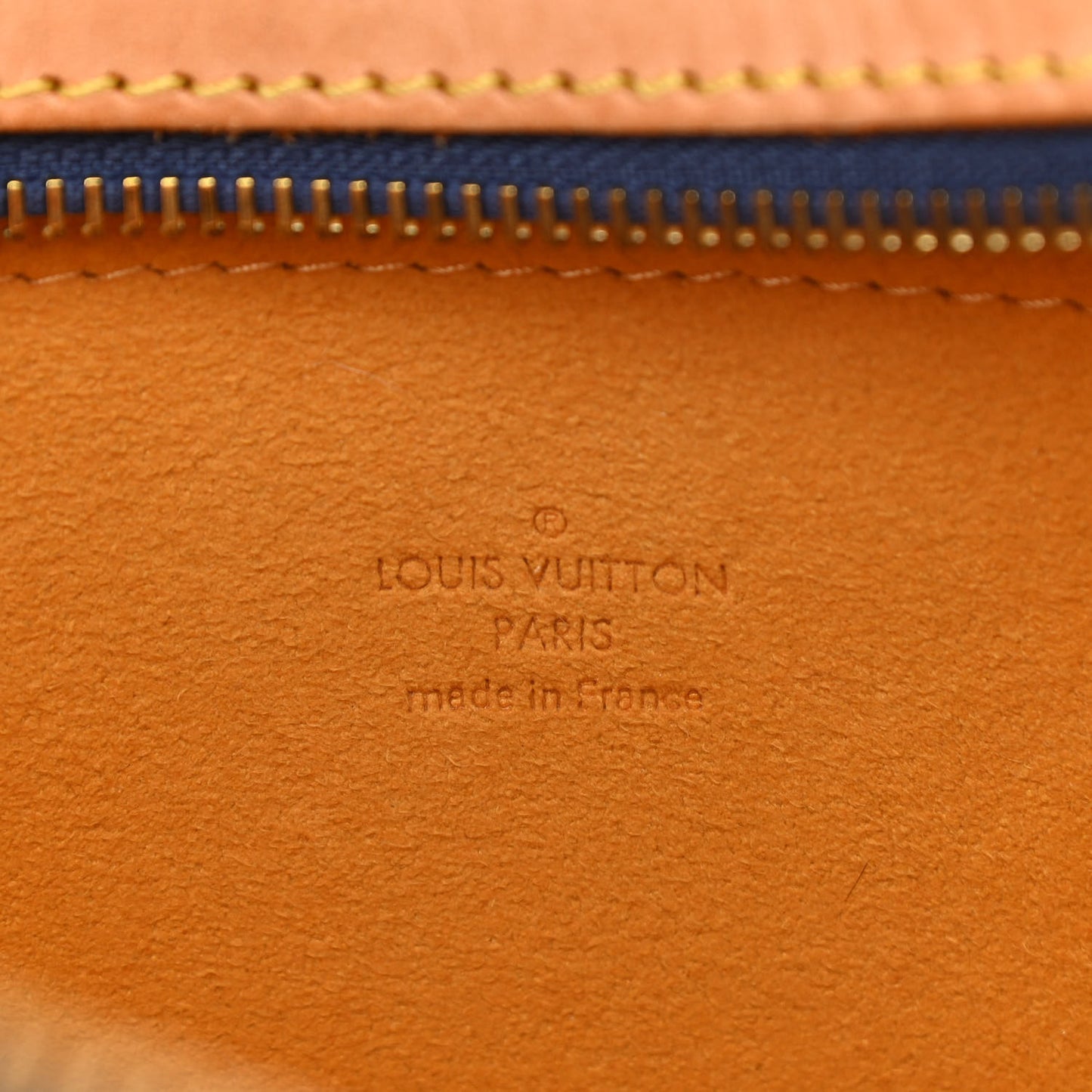 Monogram Denim Bum Bag Blue