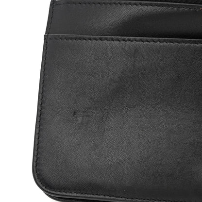 Chanel Lambskin Quilted CC Wallet On Chain WOC Black 13 of 13