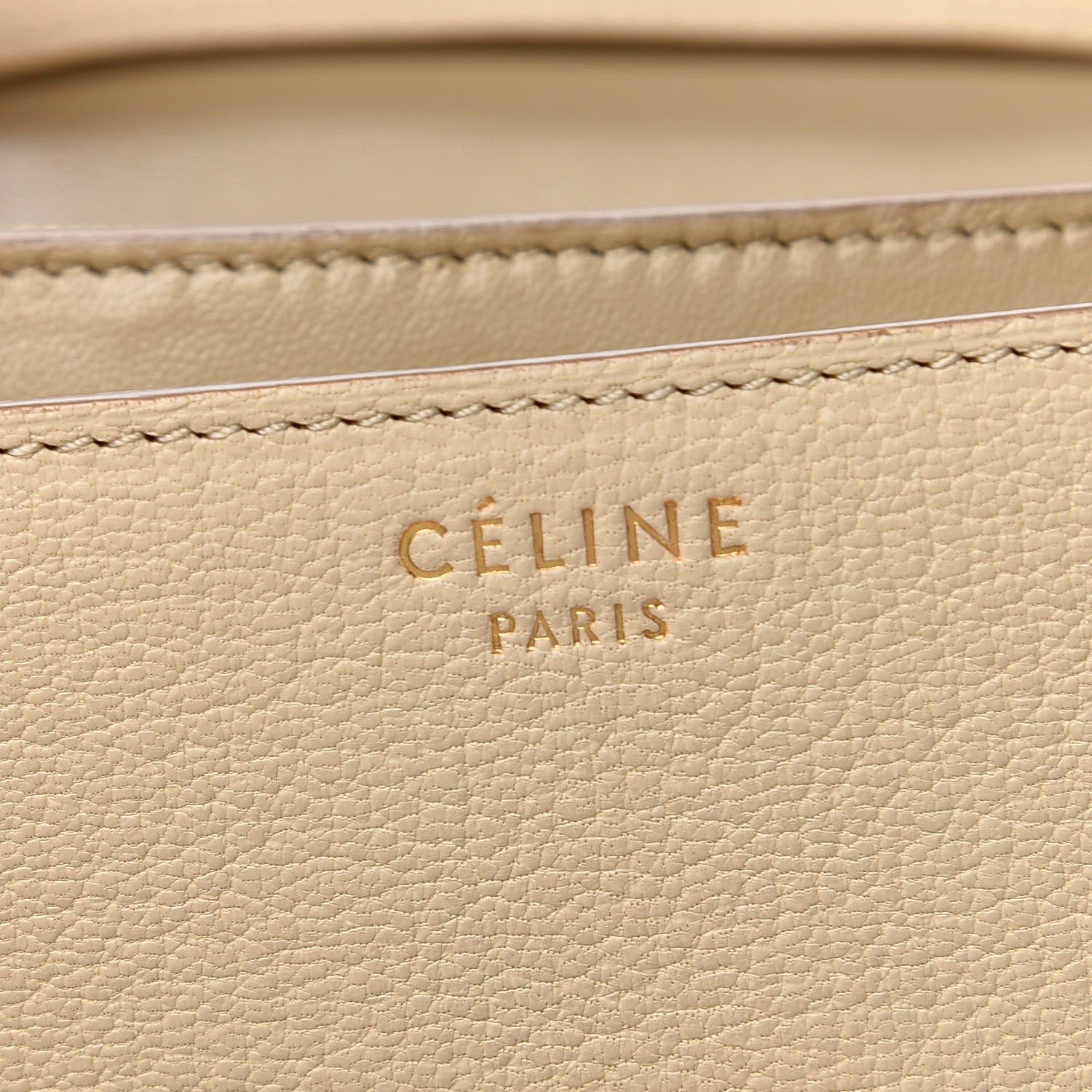 Celine Goatskin Medium Classic Box Flap Bag Dune 7 of 10
