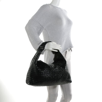 Bottega Veneta Nappa Intrecciato Sloane Hobo Dark Navy 2 of 8