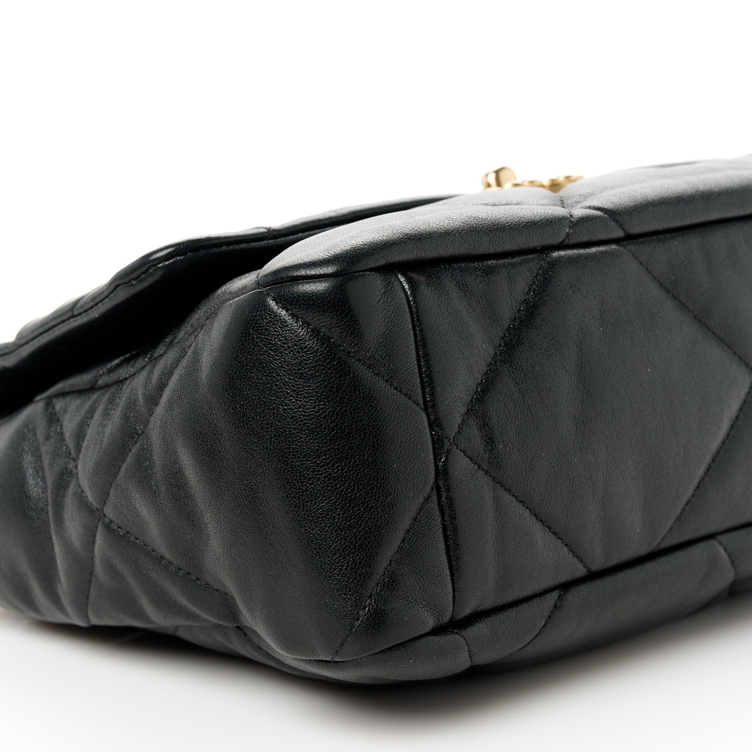 Chanel Lambskin Quilted Large Chanel 19 Flap Black 9 of 10