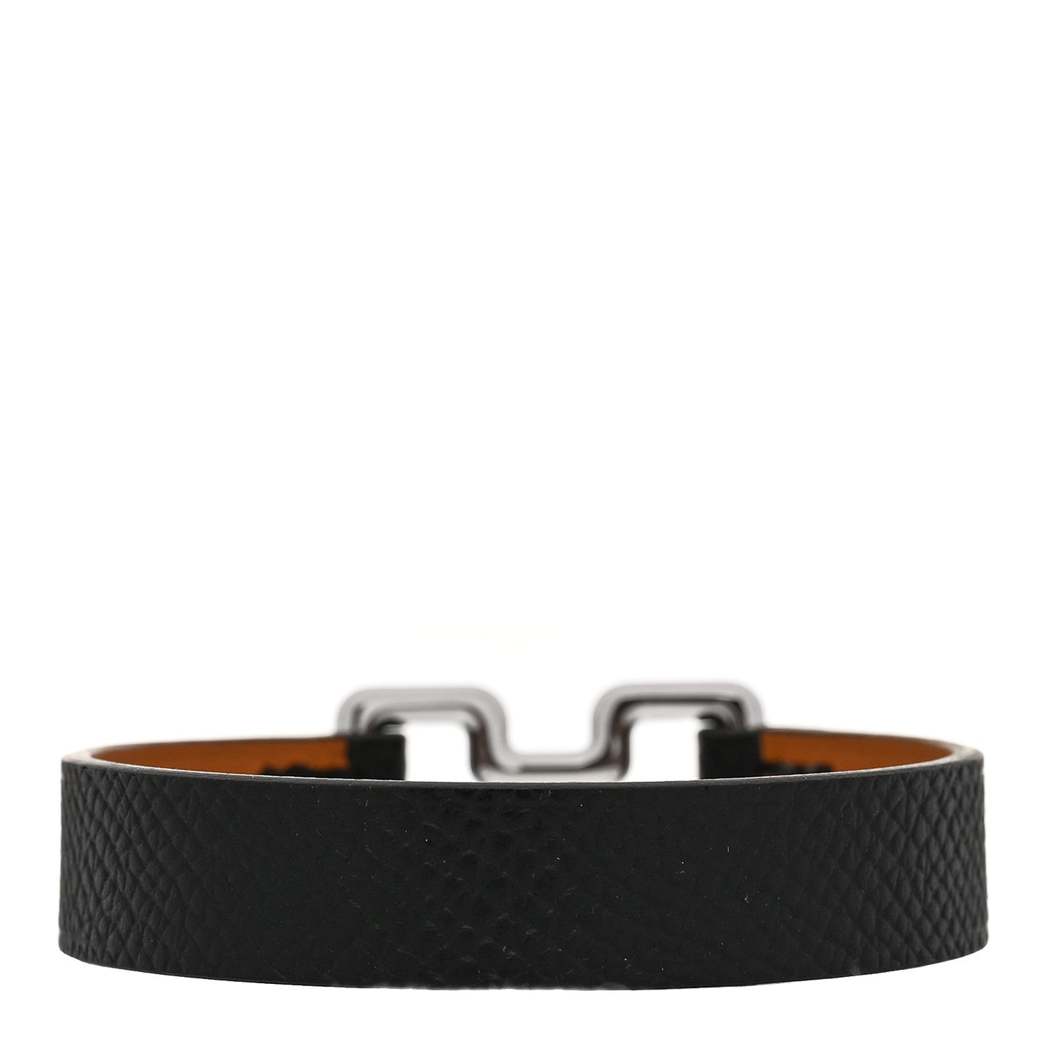 Hermes Epsom Tonight Bracelet T4 Black 2 of 5