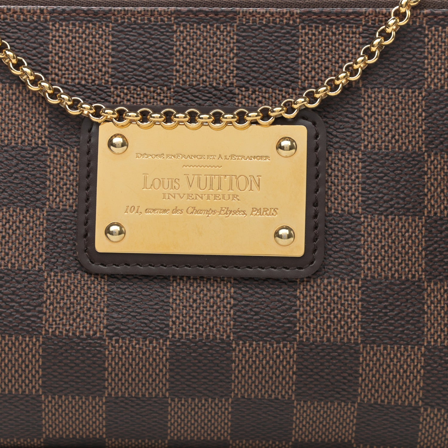 Louis Vuitton Damier Ebene Eva Clutch 8 of 8
