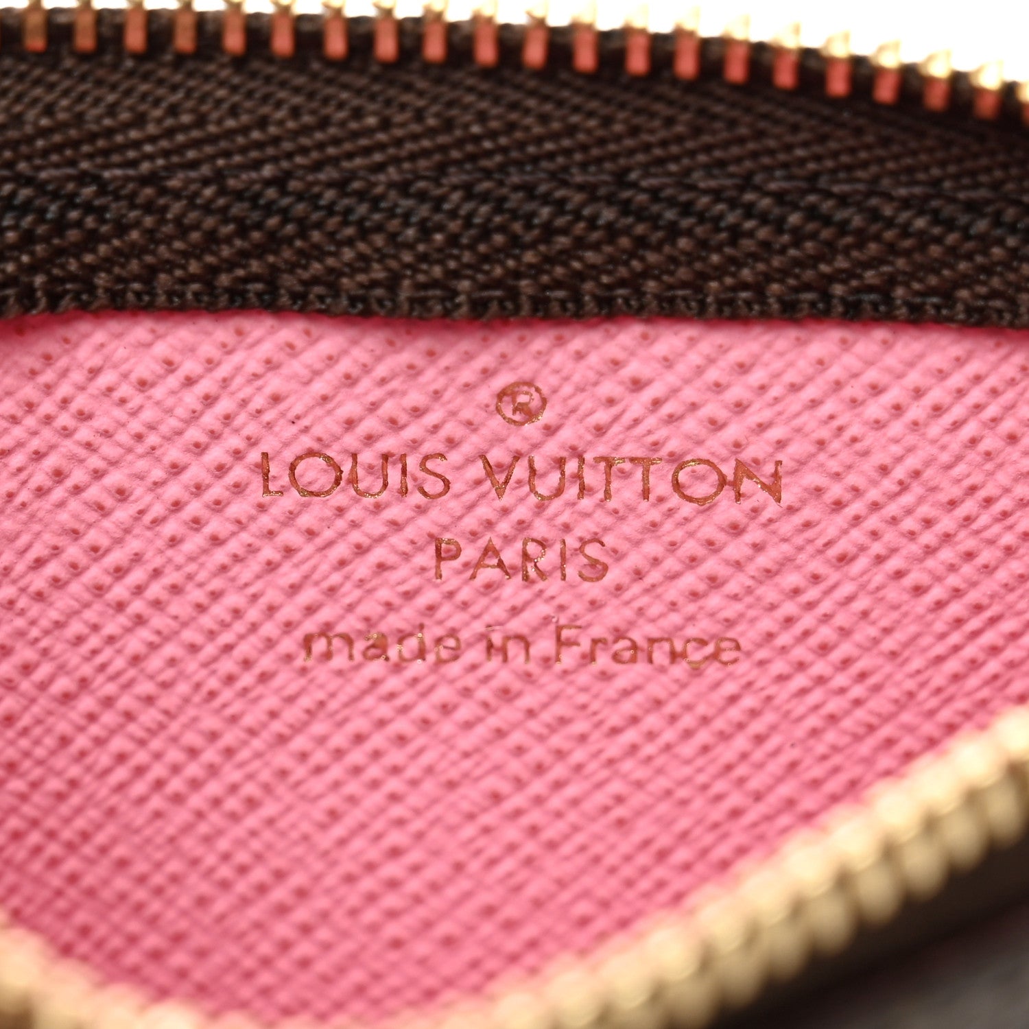 Louis Vuitton Monogram 2022 Christmas Animation Paris Key Pouch Pink 6 of 6