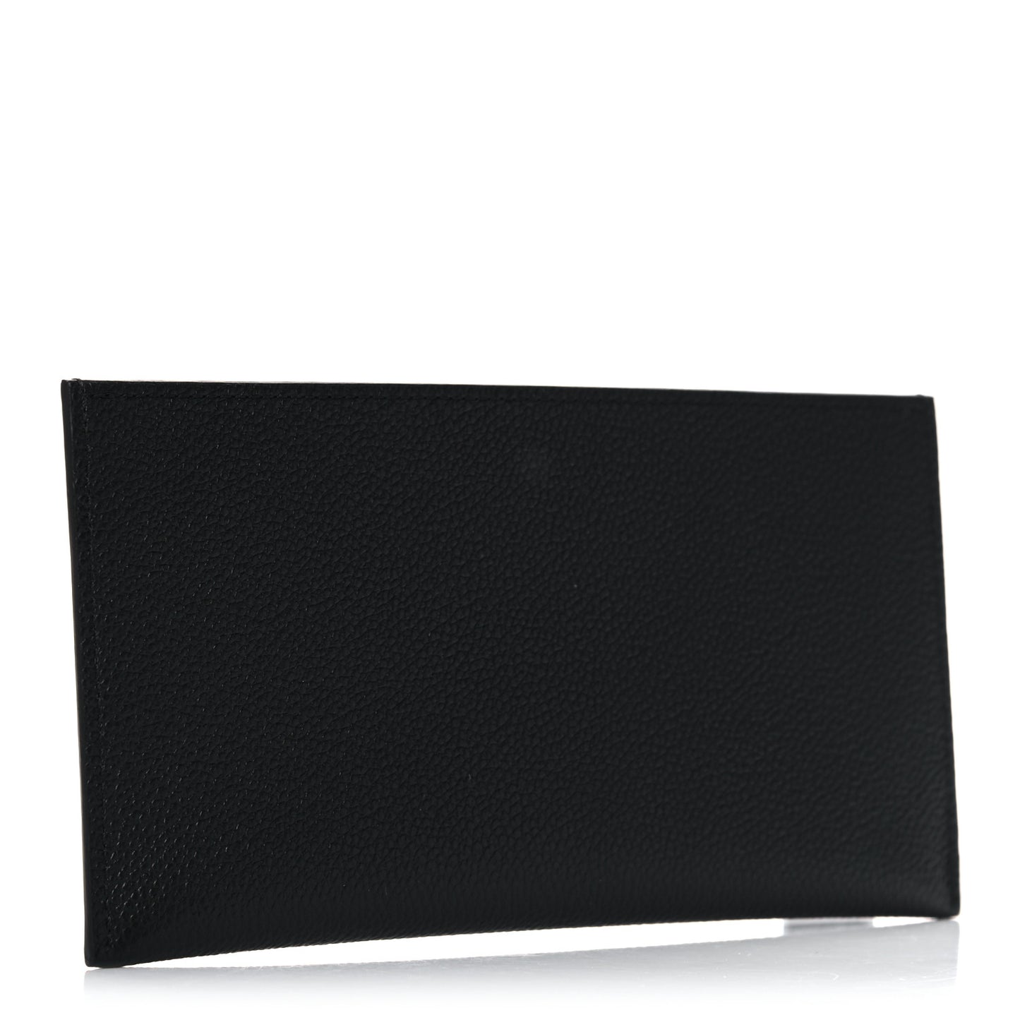 Calfskin Felicie Chain Wallet Card Holder Insert Black
