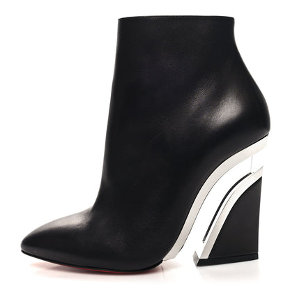 Christian Louboutin Calfskin Levitibootie 100 Booties 39.5 Black 1 of 7