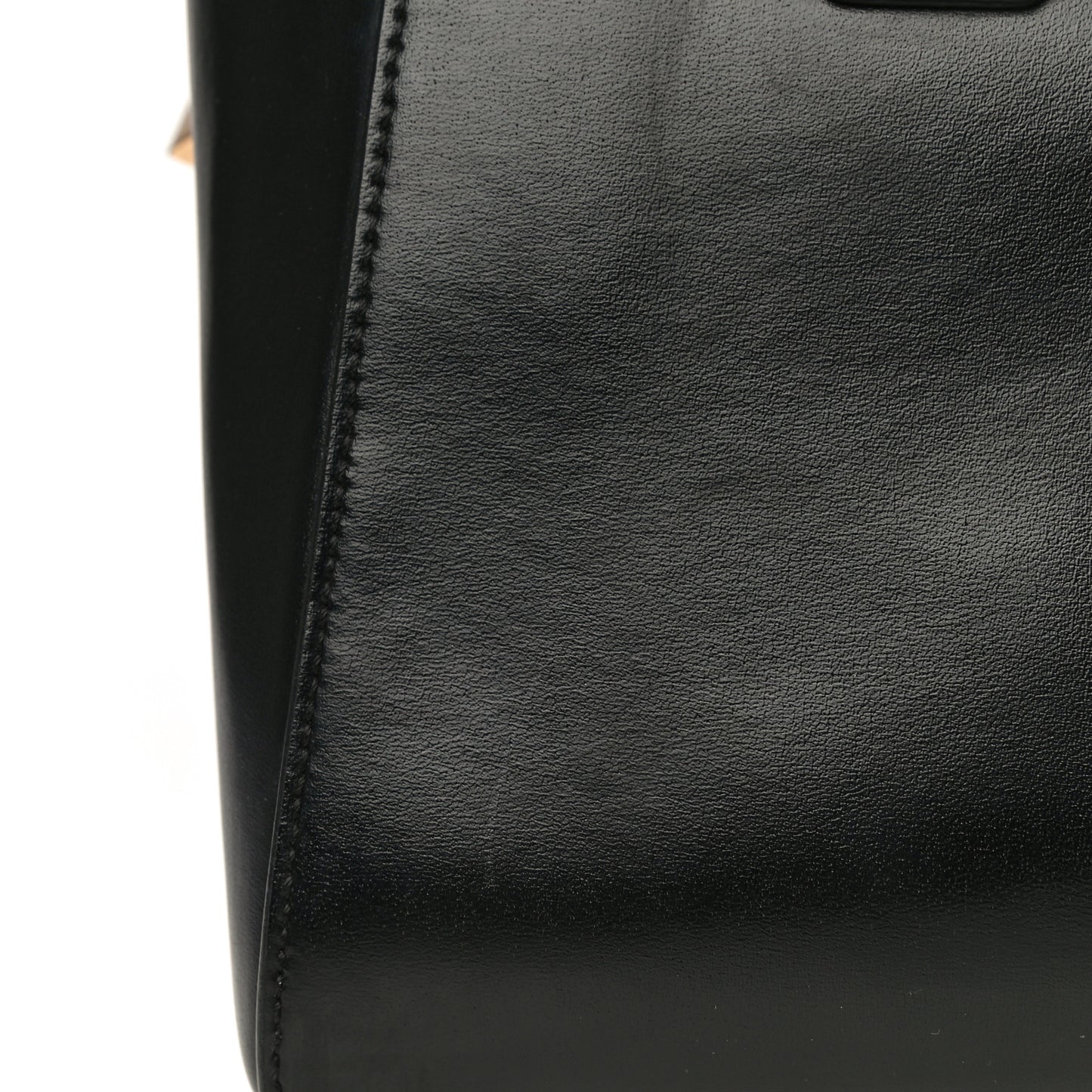 Shiny Lord Calfskin Small Antigona Black