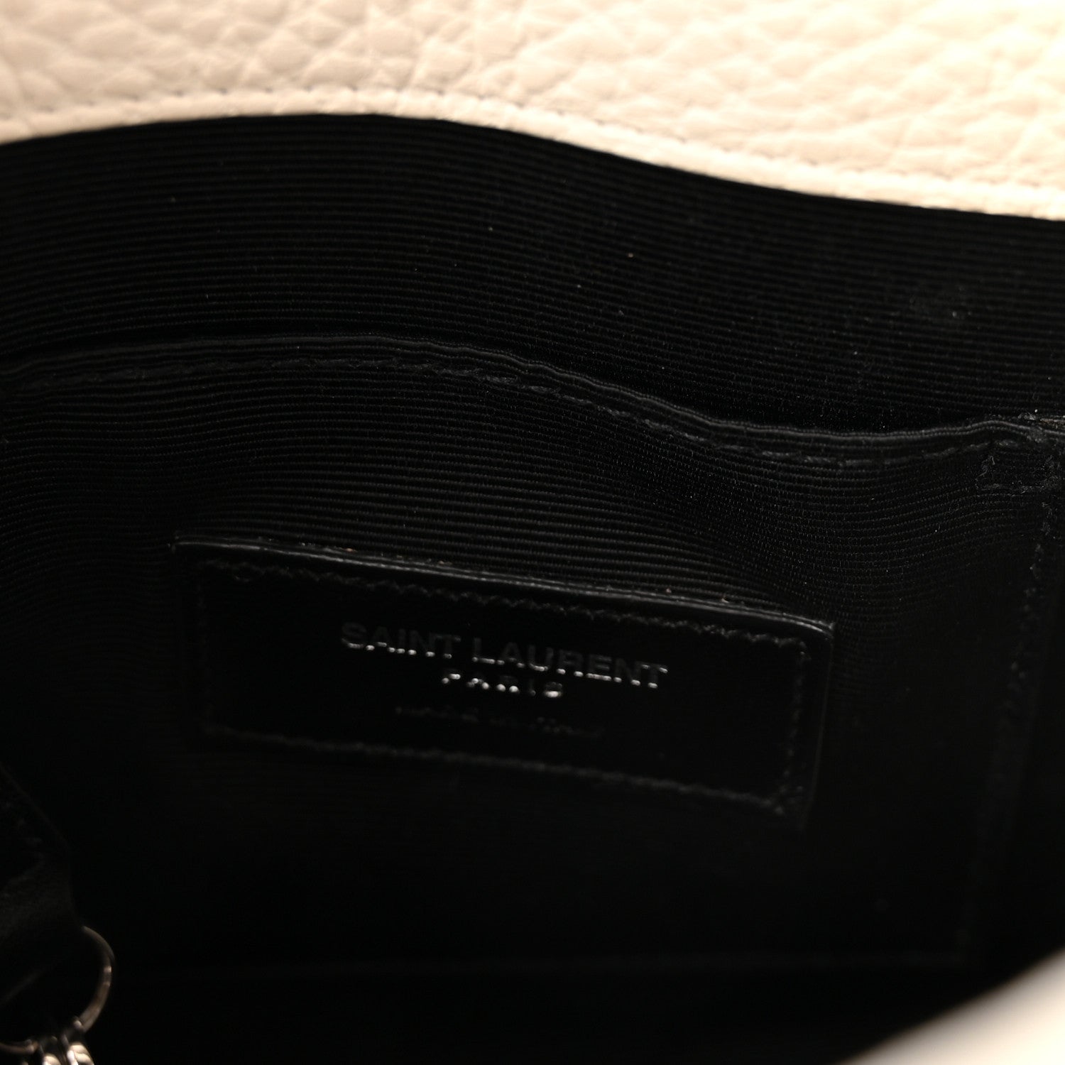 Saint Laurent Grained Calfskin Nano Sac de Jour Dove White 6 of 9