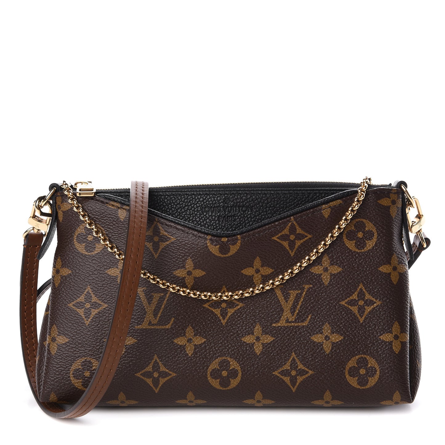 Monogram Pallas Clutch Black