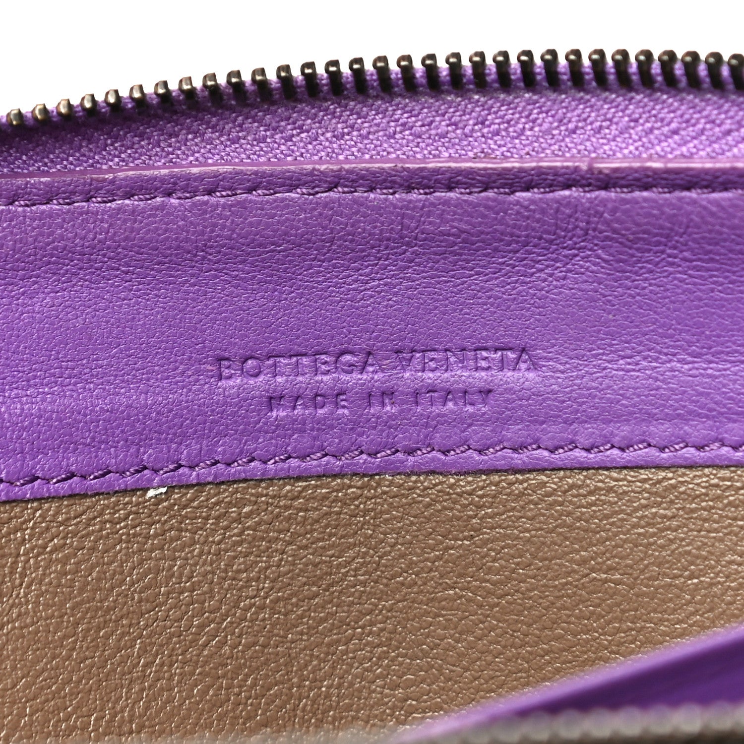 Bottega Veneta Nappa Intrecciato Wristlet Zip Wallet Byzantine 6 of 21
